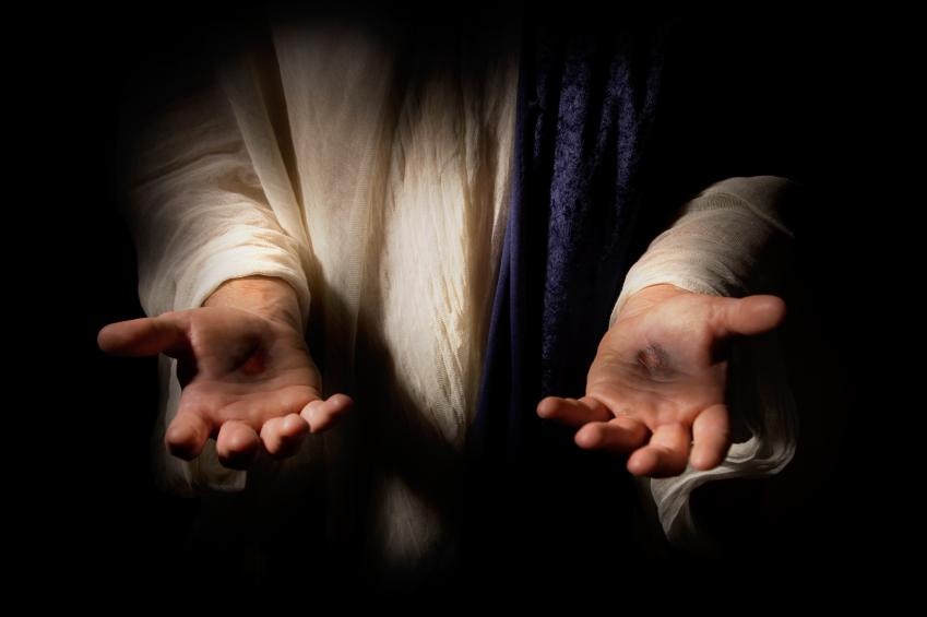 clipart jesus outstretched hands - photo #36