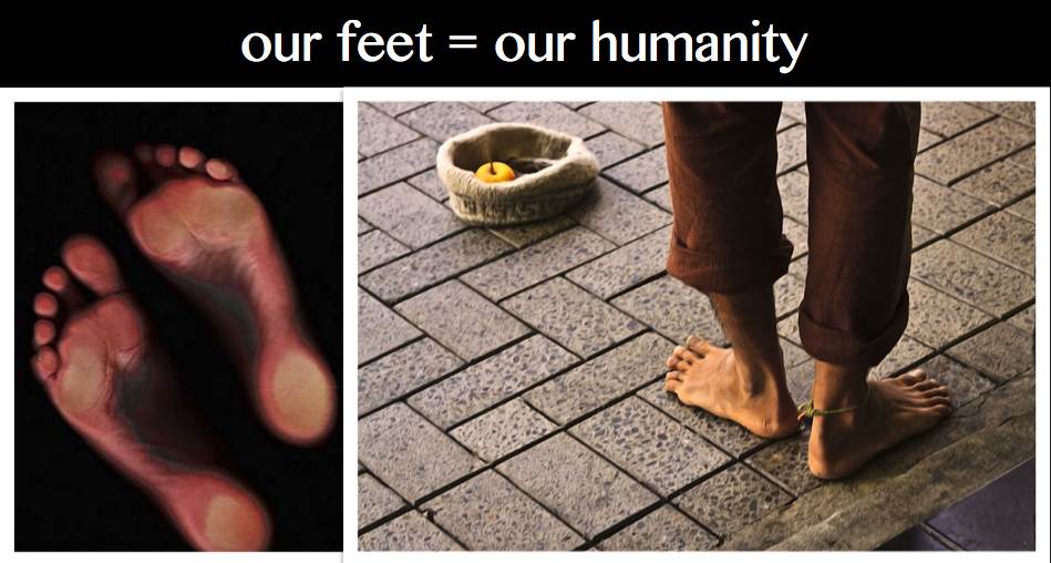 our feet humanity