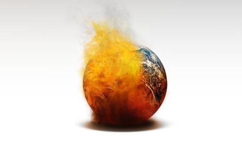 A-Globe-On-Fire